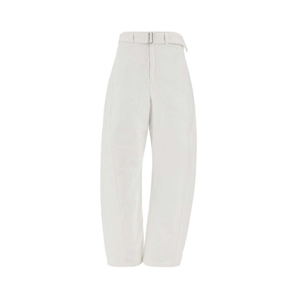 Lemaire Twisted Denim Pants With Belt
